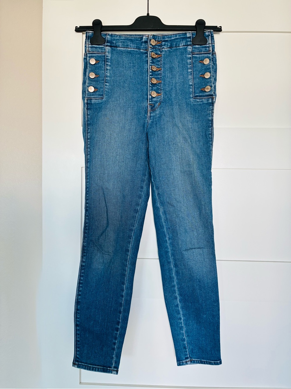 J Brand 27 Natasha High-Rise Skinny Jeans in Lovesick